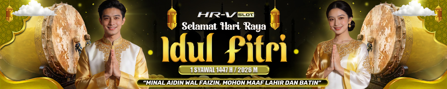 HRVSLOT | Mengucapkan Selamat Hari Raya Idul Fitri 1447 H